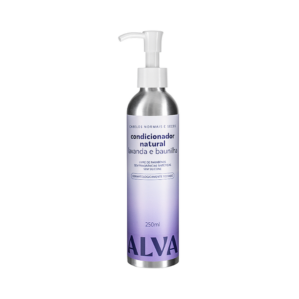 Condicionador Lavanda e Baunilha - Cabelos Normais e Secos 250ml Alva