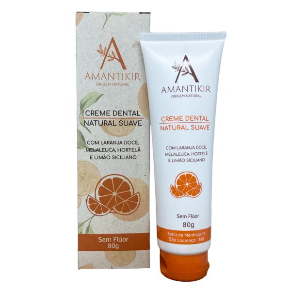 Creme Dental Natural Suave 80g - Amantikir
