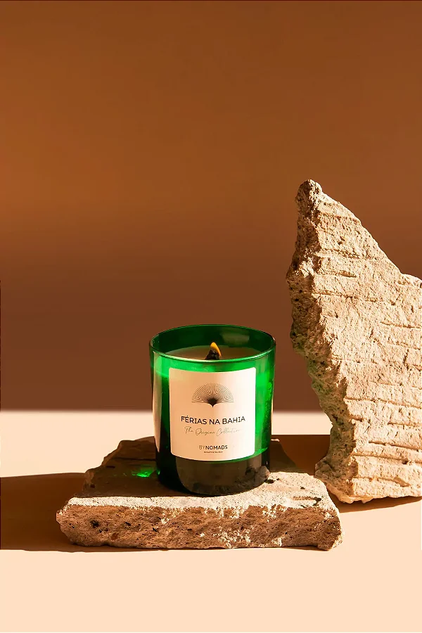Vela Perfumada Great Size 220g - Férias na Bahia - ByNomads