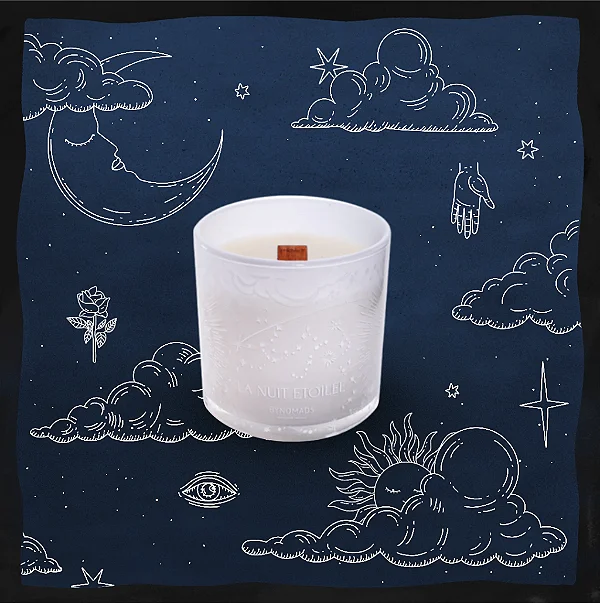 Vela Perfumada Cool Size 180g - La Nuit Etoilee - ByNomads