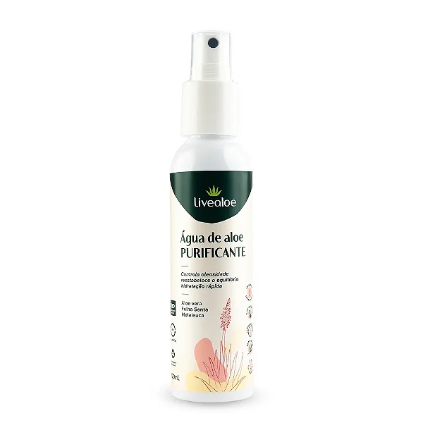 Água de Aloe Purificante 120ml - Livealoe