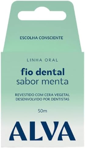Fio Dental Natural Menta (50m) -  Alva