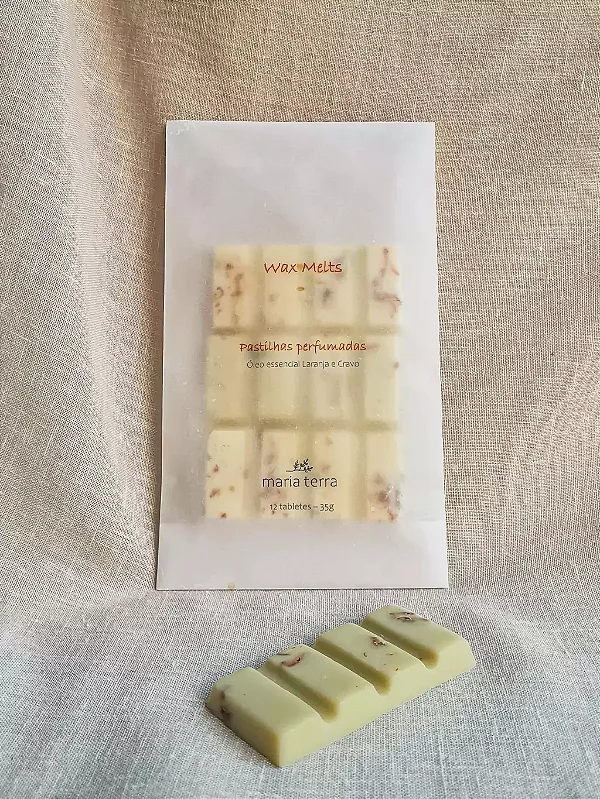 Wax Melt (Pastilha Perfumada) - Laranja e Cravo (35g) - Maria Terra