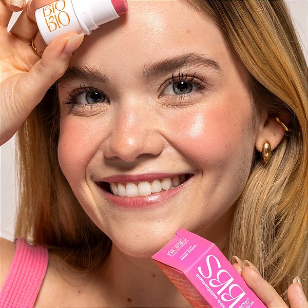 BBS 4X1 BIOBIO BLUSH, BATOM E SOMBRA FPS 63 TUTTI FRUTTI
