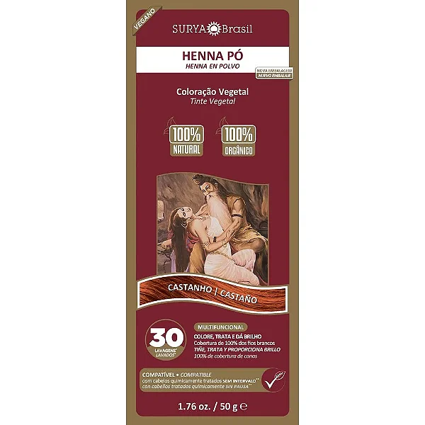 HENNA PO 50G CASTANHO