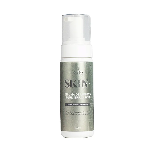 ESPUMA DE LIMPEZA EQUILIBRIUM SKIN 100% NATURAL E VEGANA
