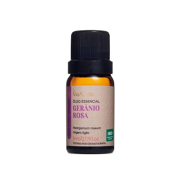 OLEO ESSENCIAL 5ML GERANIO ROSA