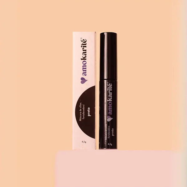 MASCARA FORTALECEDORA DE CILIOS PRETA - AMOKARITE
