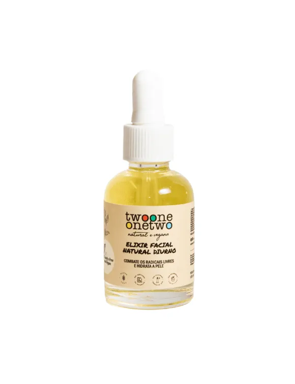 ELIXIR FACIAL NATURAL DIURNO BURITI E CAFE VERDE TWOONE ONETWO NATURAL VEGANA
