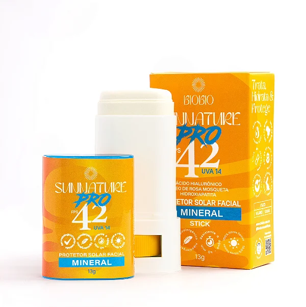 PROTETOR SOLAR EM BASTAO SUNNATURE PRO FPS42