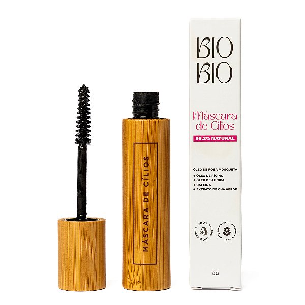 MASCARA DE CILIOS BIOBIO NATURAL VEGETAL E MINERAL (RIMEL)