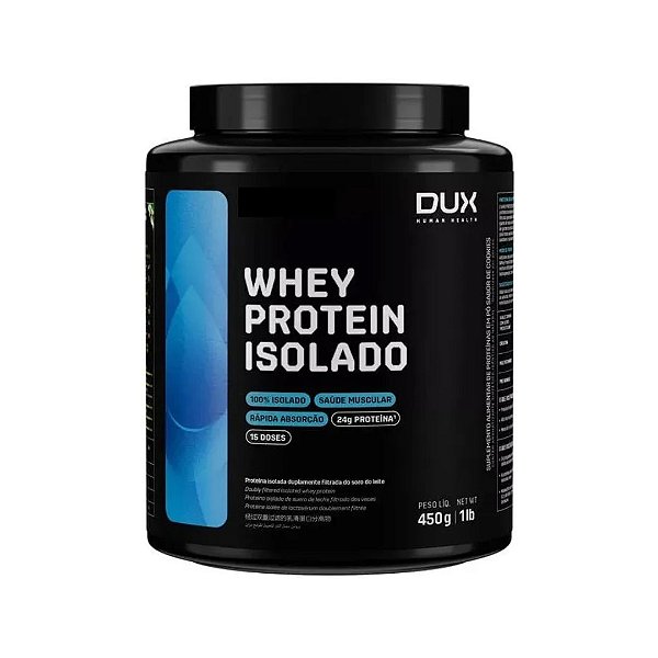 Whey Protein Isolado Pote 450g - Dux