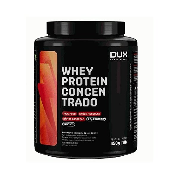 Whey Protein Concentrado Pote 450g - Dux