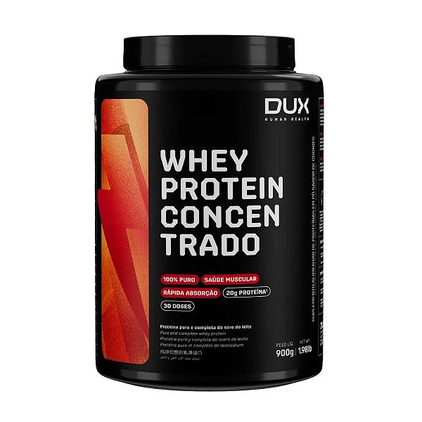 Whey Protein Concentrado Pote 900g - Dux