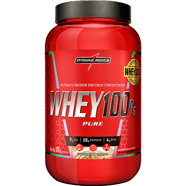 Whey Protein Concentrado Pote 900g - Integral Médica