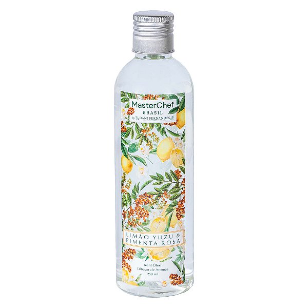 Refil 250 ml Difusor Limão Yuzu & Pimenta Rosa MasterChef