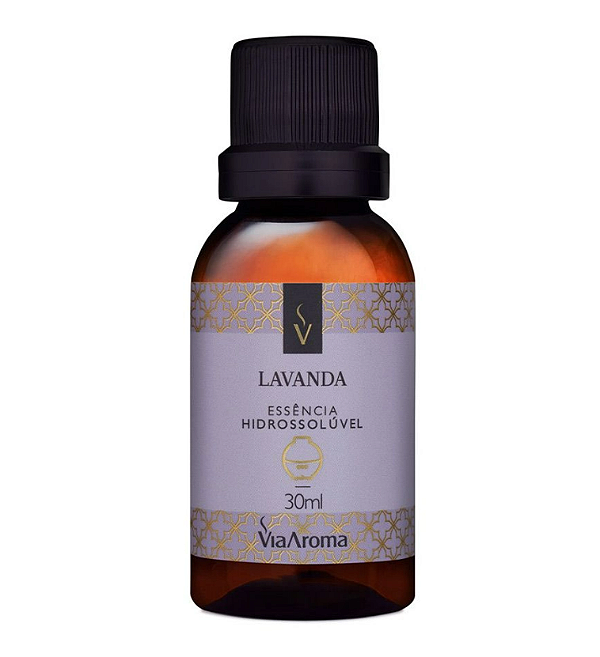 Essência Hidrossolúvel Lavanda Via Aroma - 30ml