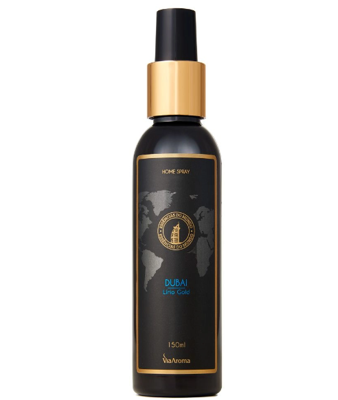 Home Spray Dubai, Lírio Gold Via Aroma - 150ml