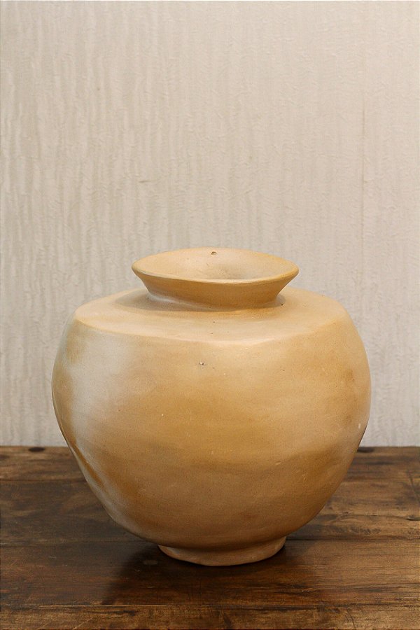 Vaso rústico de cerâmica feito a mão, argila. 43 alt x 32 larg x 18  boca ( nem sempre são iguais)