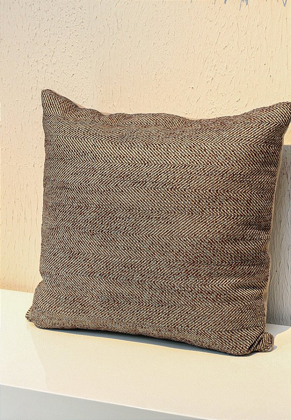 ALMOFADA LINHO RUSTICO QUADRADA 50 X 50