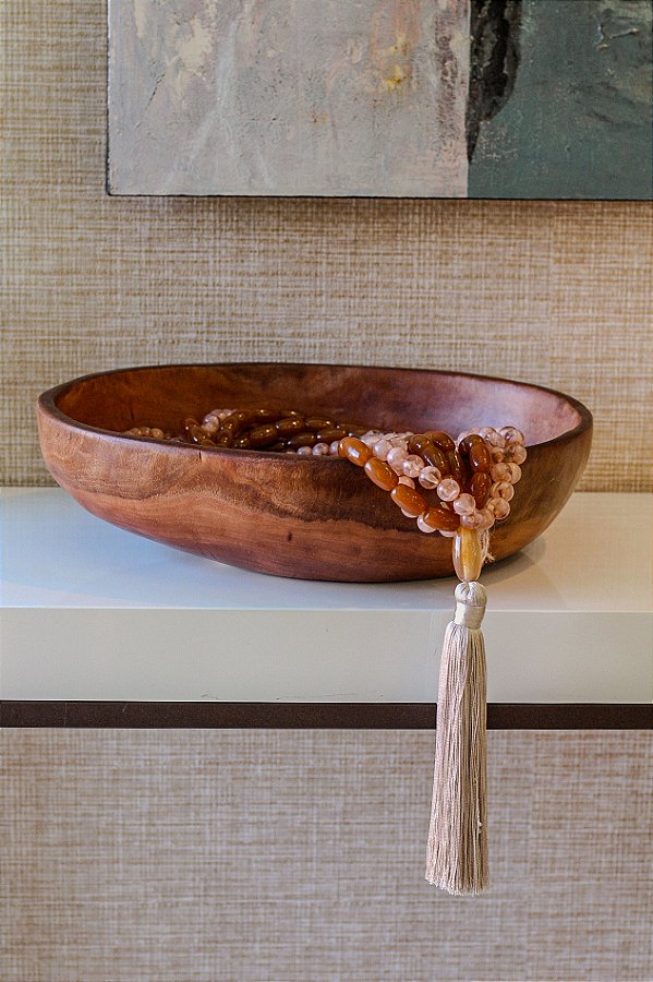 Gamela (fruteira) de Madeira  44x38x11