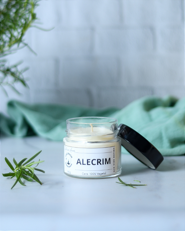 Vela Aromática de Alecrim