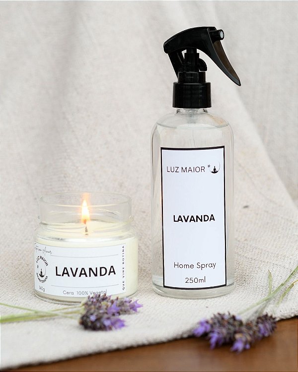Dupla Lavanda - Vela + Home Spray