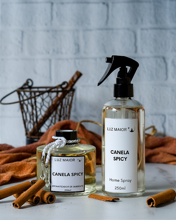 Dupla Canela Spicy - Aromatizador de Ambiente + Home Spray
