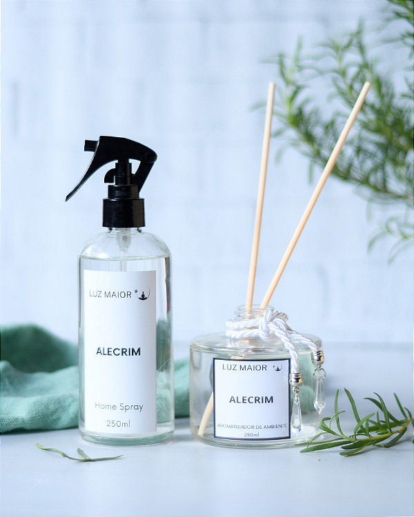 Dupla Alecrim - Aromatizador de Ambiente + Home Spray