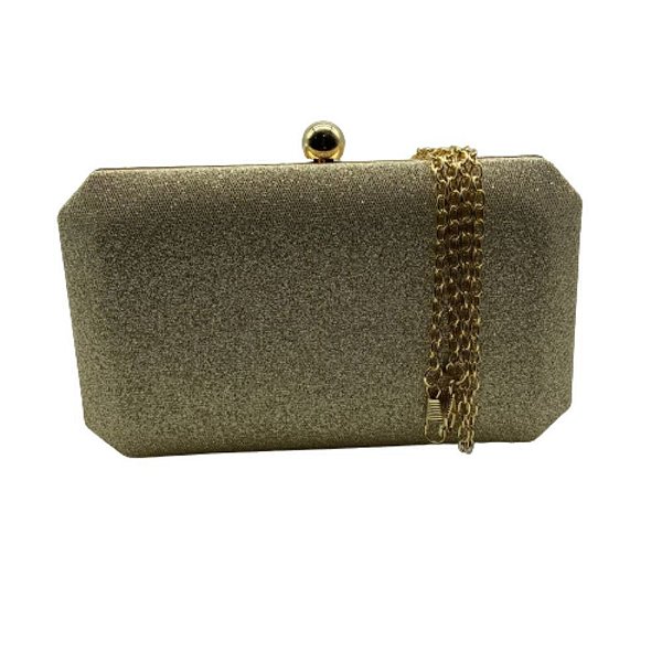 Clutch de Festa Tecido com Brilho Premium