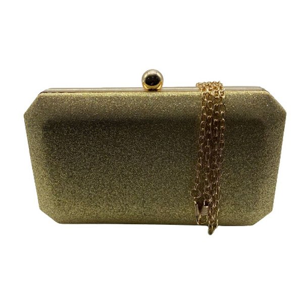 Clutch de Festa Tecido com Brilho Premium