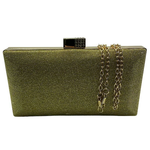Clutch de Festa Tecido com Brilho Premium