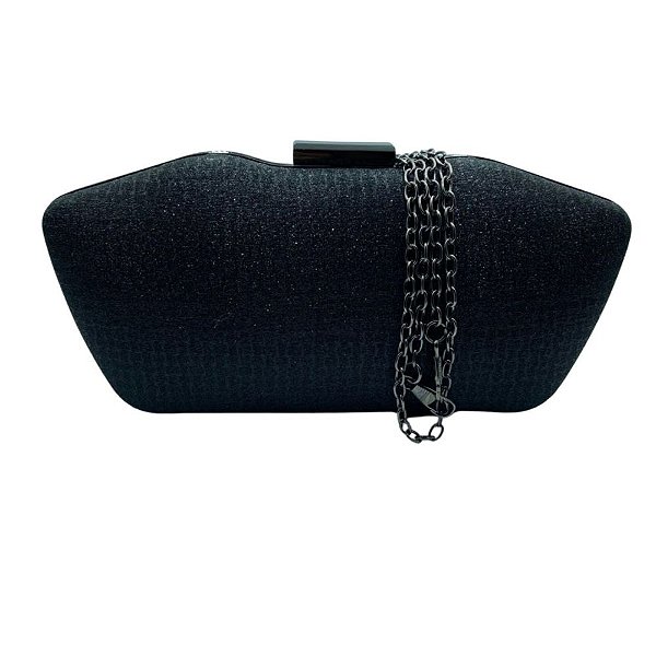 Clutch de Festa Tecido com Brilho Premium