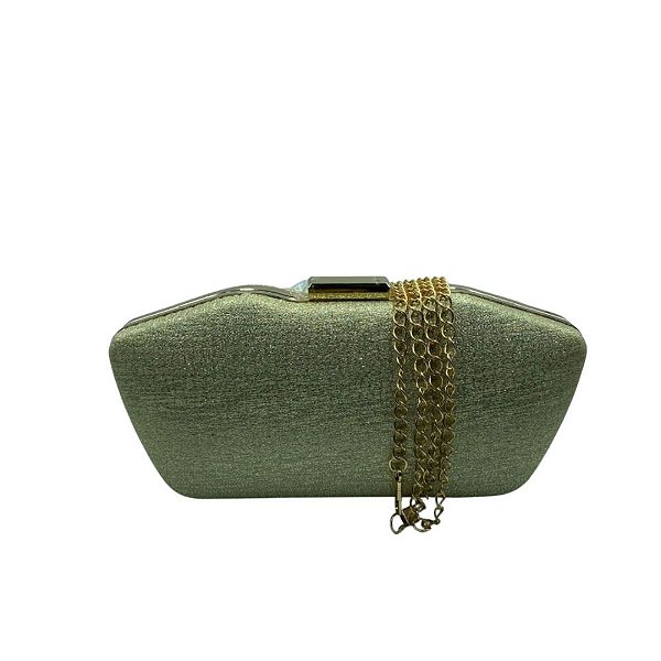 Clutch de Festa Tecido com Brilho Premium