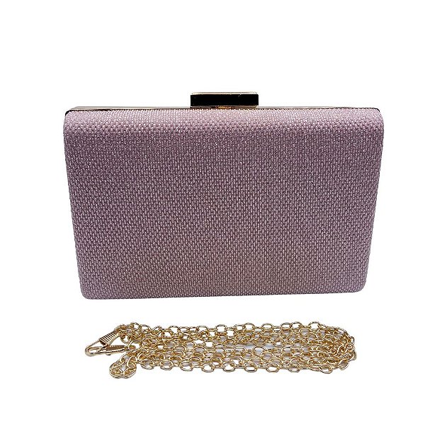 Clutch de Festa Tecido com Brilho Premium
