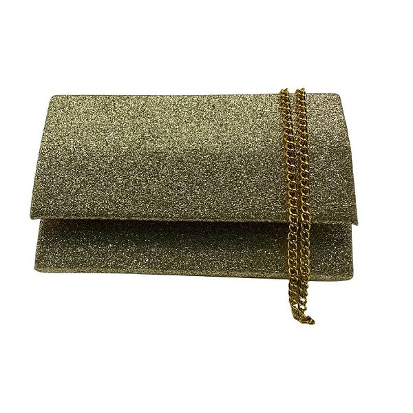Bolsa de Festa Pequena com Brilho Glitter Clássica