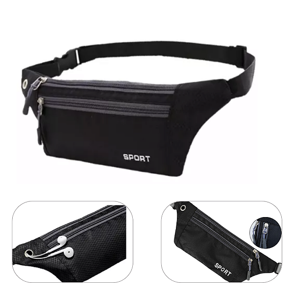 Pochete Porta Dinheiro Documento Celular Viagem Invisivel