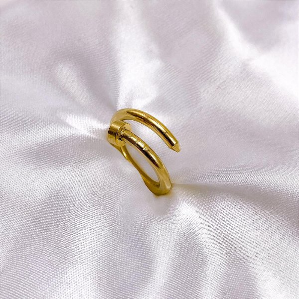 ANEL AÇO INOXIDÁVEL PREGO  - DOURADO