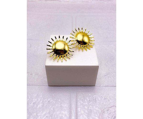 BRINCO AÇO INOXIDAVEL  SOL - DOURADO