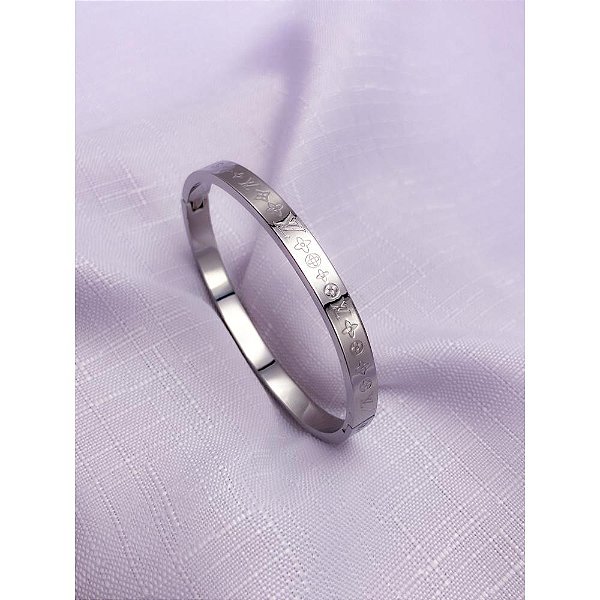 BRACELETE AÇO INOXIDÁVEL  INSPIRE-SE - PRATEADO