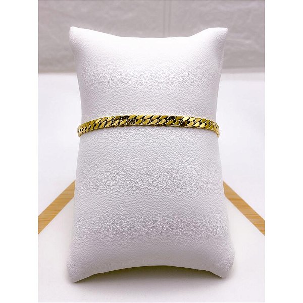 PULSEIRA AÇO INOX GRUMET 4.0 - DOURADA