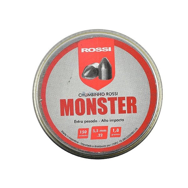 Chumbinho Monster 5.5mm 150un. - Rossi