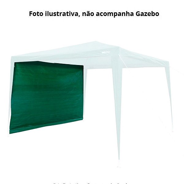 Parede para Gazebo - Tenda Fiesta Verde - Nautika