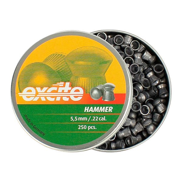 Chumbinho Excite Hammer 5.5mm 250un. - H&N