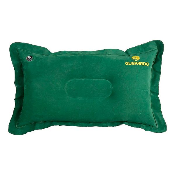 Travesseiro Inflável Portátil Smart Verde - Guepardo
