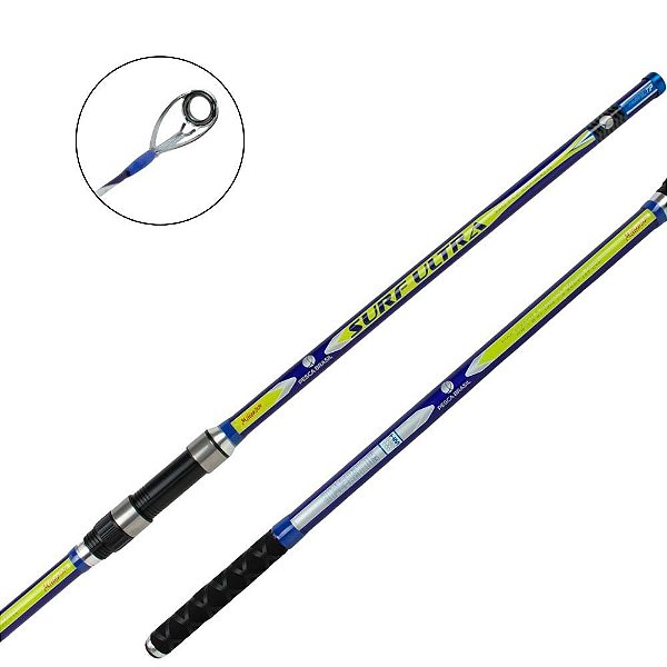 Vara De Praia Para Molinete Surf Ultra 4.20m 3 Partes - Pesca Brasil