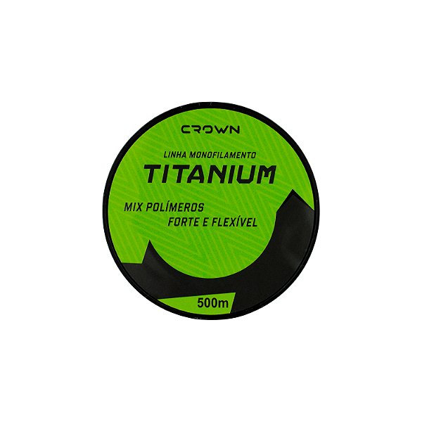 Linha de Pesca Monofilamento Titanium 0,33mm 500m - Crown