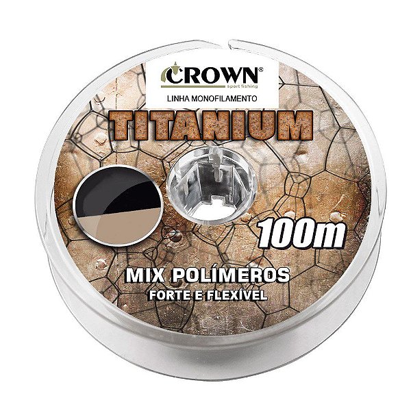 Linha Monofilamento Titanium Nylon 100mts 0,20mm - Jogá