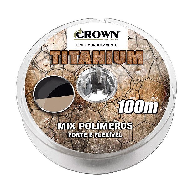Linha Monofilamento Titanium Nylon 100mts 0,26mm - Jogá