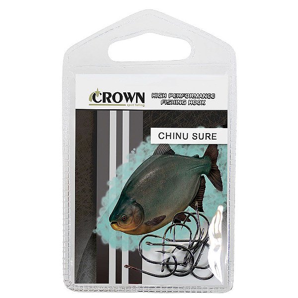 Anzol Crown Chinu Sure Black 10 C/10 - Crown